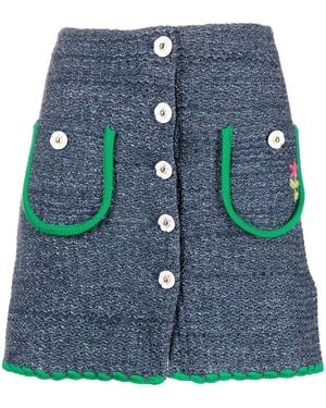 Cormio Katoenen Mini -rok - Blauw
