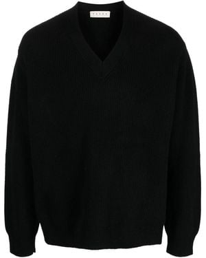 Paura Venezia V Neck Jumper - Black
