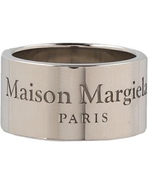 Maison Margiela Logo Ring - Grijs
