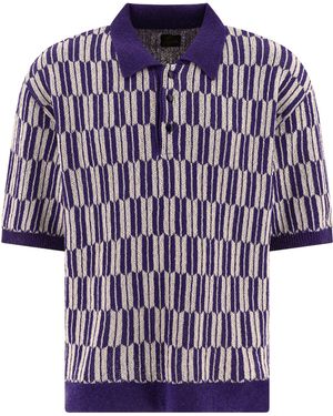 Needles Nadeln "Pfeil" Poloshirt - Blau