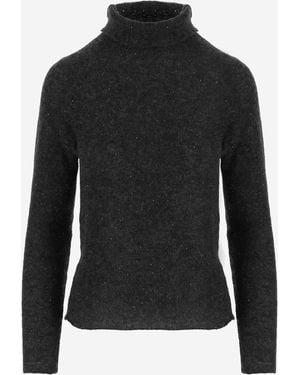 Bruno Manetti Sweater, Alpaca And Wool - Black