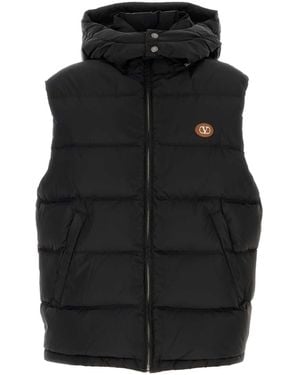 Valentino Garavani Nylon Vest - Black