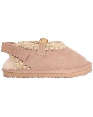 Mou Kids Mary Jane Slipper mit Ba - Pink