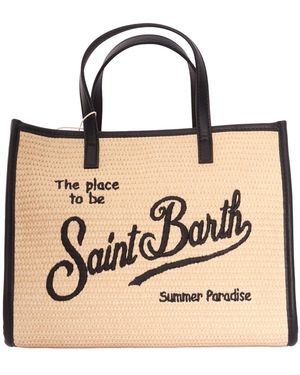 MC2 Saint Barth Vivian Mid Straw 1100 Emb - Natural