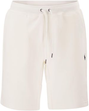 Polo Ralph Lauren Double-Knit Shorts - White