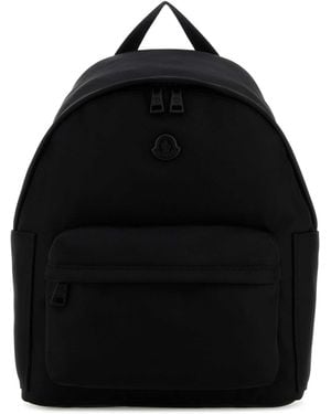 Moncler Canvas New Pierrick Backpack - Black