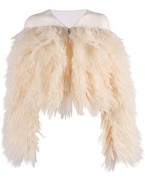 Elisabetta Franchi Giacca Ricamata - White