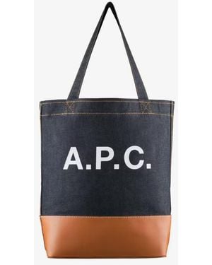 A.P.C. Tote Axel - Blue