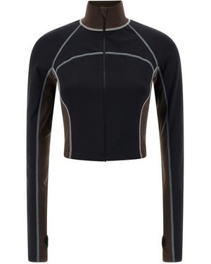 Fendi Colour Block Tops - Black