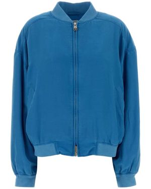 Versace Mock Collar Jacket - Blue