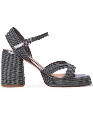 Castañer Metallic-Finish Valle 90Mm Sandals