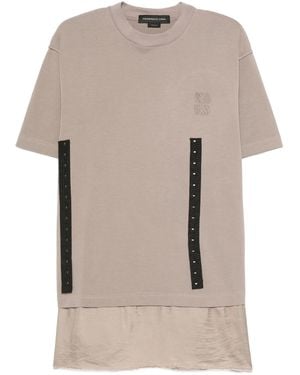 FEDERICO CINA Dress Corset T Shirt - Natural