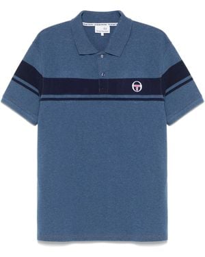 Sergio Tacchini Denim Youngline Polo Shirt - Blue