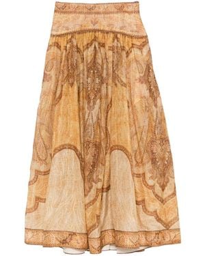 Zimmermann Wanderlust Maxi-Rok - Naturel