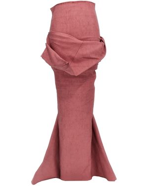 Rick Owens 'Draped' Skirt - Red