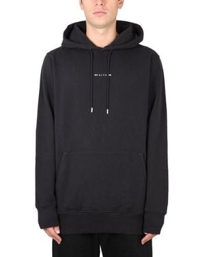 1017 ALYX 9SM Hoodie With Drawstring Hood - Blue