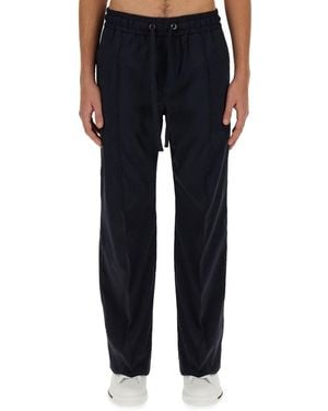 Dolce & Gabbana Nylon Trousers - Blue