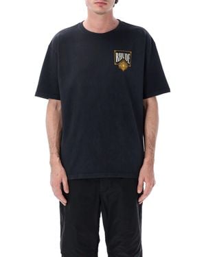 Rhude T-shirts En Polo's - Zwart