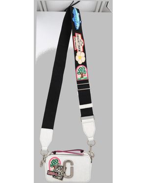 Marc Jacobs Marc Jacobs Patchwork Denim Shoulder Bag - White