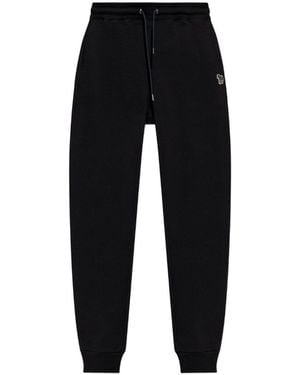 Paul Smith Zebra Logo Slim Joggers - Black