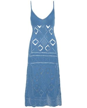 Akep Jurken Turquoise - Blauw
