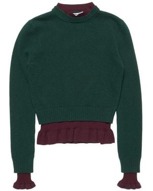 Acne Studios Wool Crewneck Sweater - Green