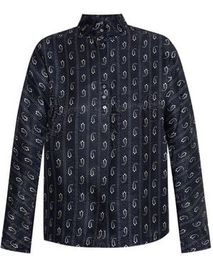 Tory Burch Gemustertes Hemd - Blau
