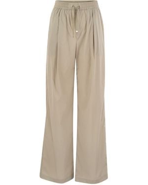 Herno Stretch Nylon Pants - Natural
