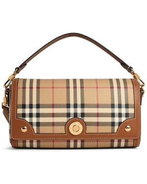 Burberry 'Nota' Bolsa de poliuretano beige - Multicolor