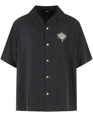 Amiri 'Lasso' Polyester Blend Shirt - Black