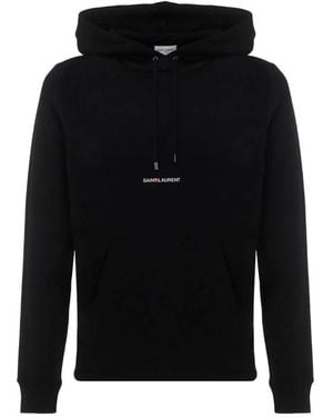 Saint Laurent Organic Cotton Sweatshirt - Black