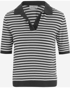 Bruno Manetti Katoenmix Poloshirt - Zwart