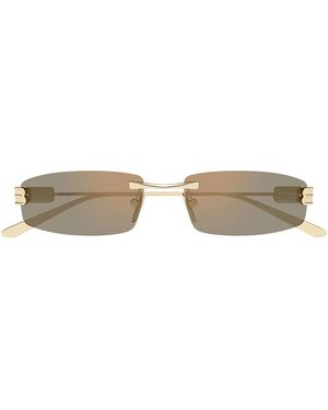 Balenciaga Gossip Rectangle Sonnenbrille - Grau