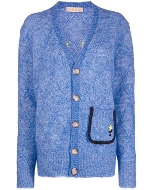 Cormio Intarsia Vest - Blauw
