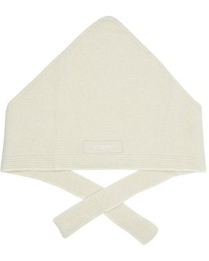 Jacquemus "gros Grain" Sjaal - Wit