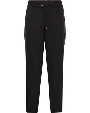 Moncler Wool Gabardine Jogger - Schwarz