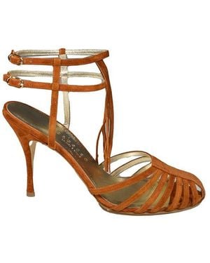 Cabeceo With Heel - Brown