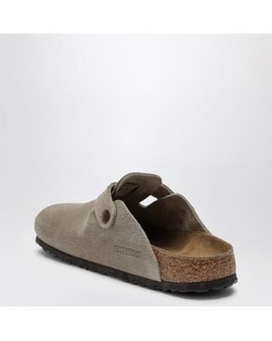 Birkenstock Taupe Boston Sandal - Brown