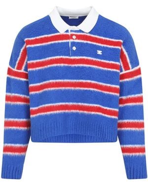 Celine Katoenen Polo - Blauw