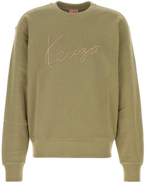 KENZO Crew Neck Sweatshirt - Green