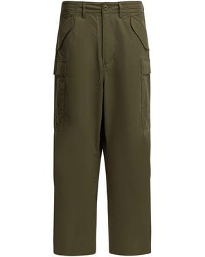 DAIWA PIER 39 Wide-Leg Cargo Trousers Trousers - Green