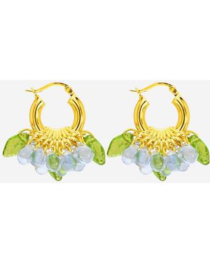 Annele Pendientes Mini Baby Burbujas - Amarillo