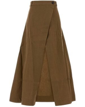 LeKasha Crossover Skirt - Natural