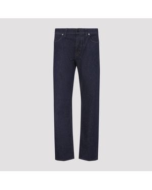Stone Island Regular Straight Five-Pocket Jeans, Rinsed Finish - Blue