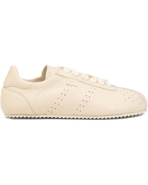 Ami Paris Zapatillas bajas Step de piel - Neutro