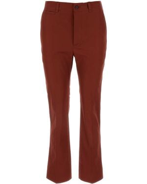 Red Saint Laurent Trousers for Women | Lyst UK