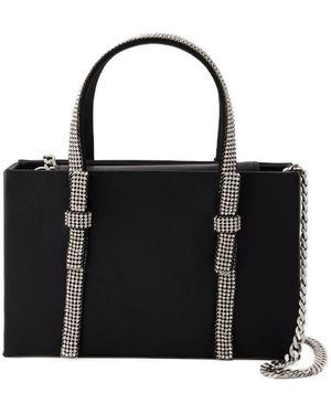 Kara Bogen Sie Midi Bag Leder schwarz