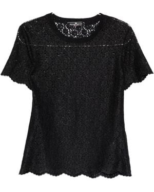 Ermanno Scervino Embroidered T-Shirt - Black