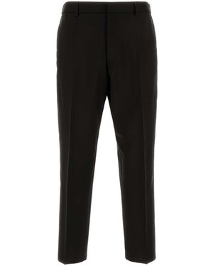 Jil Sander Dark Wool Pant - Black