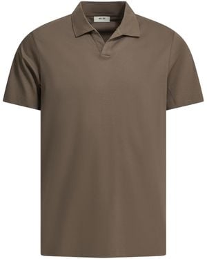 NN07 "paul" Poloshirt Zonder Knopen - Bruin